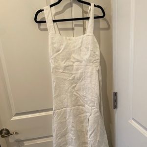 White Midi Length Dress